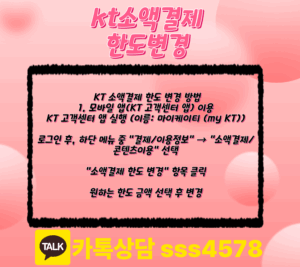소액현금화 한도변경